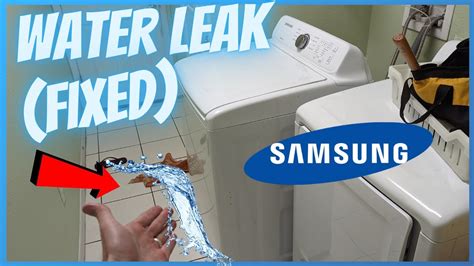 samsung washer leaking from bottom front|Samsung Washing Machine Leaking You Can Fix Easy